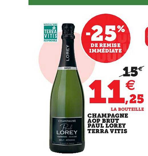 champagne aop brut paul lorey terra vitis
