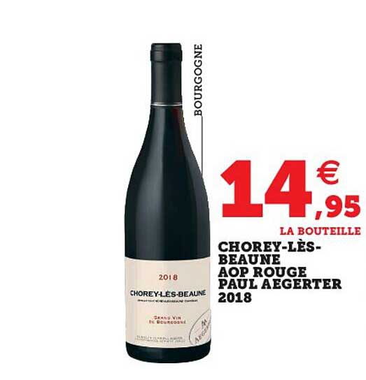 chorey-lès-beaune aop rouge paul aegerter 2018