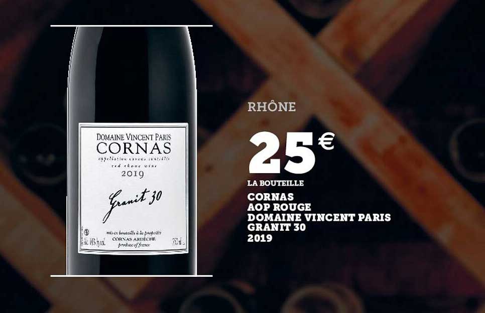 cornas aop rouge domaine vincent paris granit 30 2019