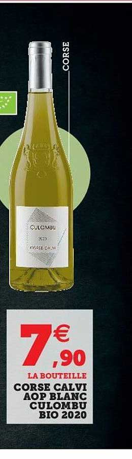corse calvi aop blanc culombu bio 2020