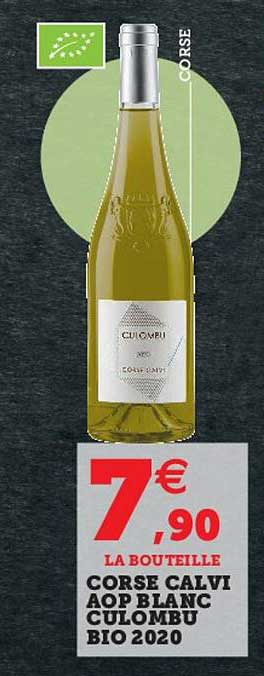 corse calvi aop blanc culombu bio 2020