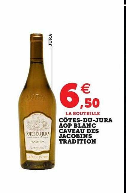 côtes-du-jura aop blanc caveau des jacobins tradition