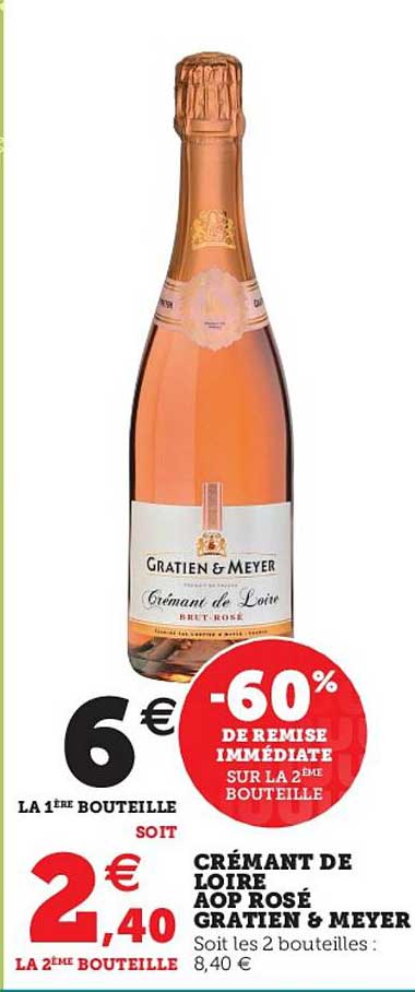 Crémant De Loire Aop Rosé Gratien & Meyer