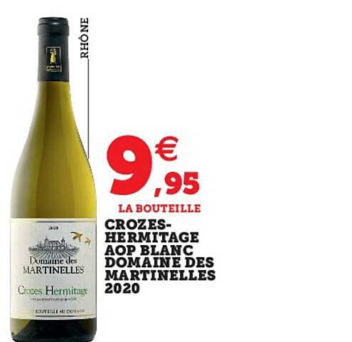 crozes-hermitage aop blanc domaine des martinelles 2020