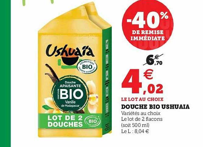 Douche Bio Ushuaïa