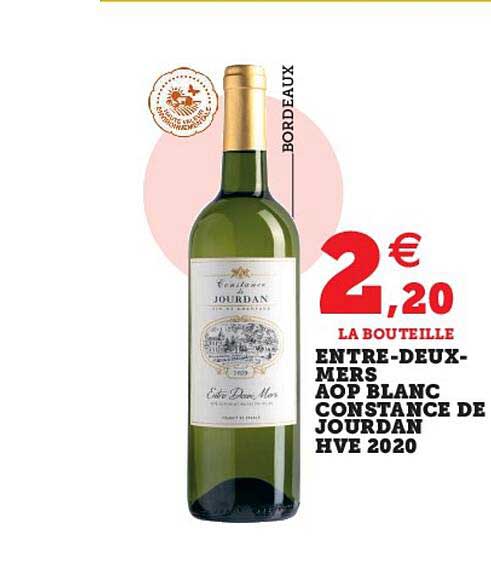 entre-deux-mers aop blanc constance de jourdan hve 2020