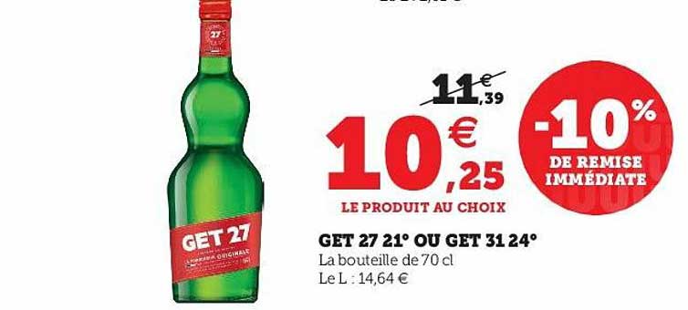 get 27 21° ou get 31 24°