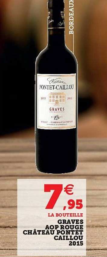graves aop rouge château pontet caillou 2015