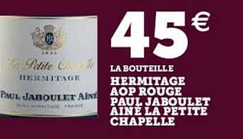 hermitage aop rougepaul jaboulet ainé la petite chapelle