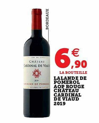 lalande de pomerol aop rouge château cardinal de viaud 2019