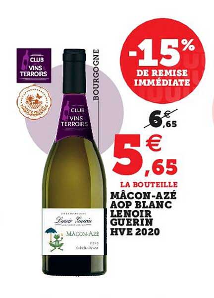 mâcon-azé aop blanc lenoir guerin hve 2020