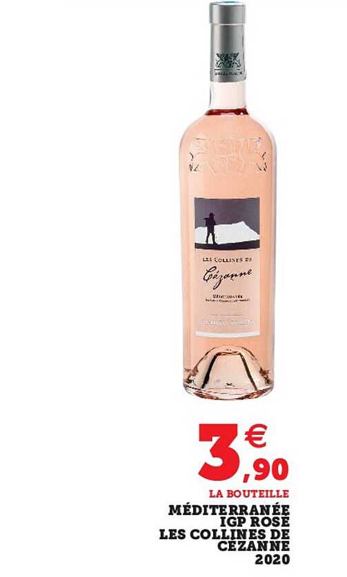 méditerranée igp rosé les collines de cezanne 2020
