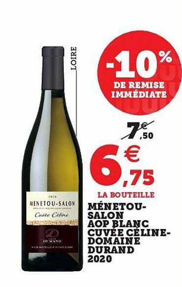 ménetou-salon aop blanc cuvée céline-domaine durand 2020