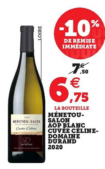 ménetou-salon aop blanc cuvée céline-domaine durand 2020