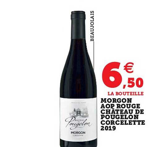 morgon aop rouge câteau de pougelon corcelette 2019