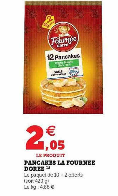 pancakes la fournée dorée