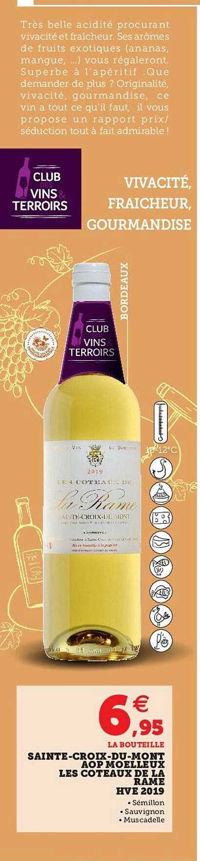 sainte-croix-du-mont aop melleux les coteaux de la rame hve 2019