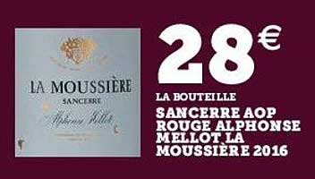 sancerre aop rouge alphonse mellot la moussière 2016
