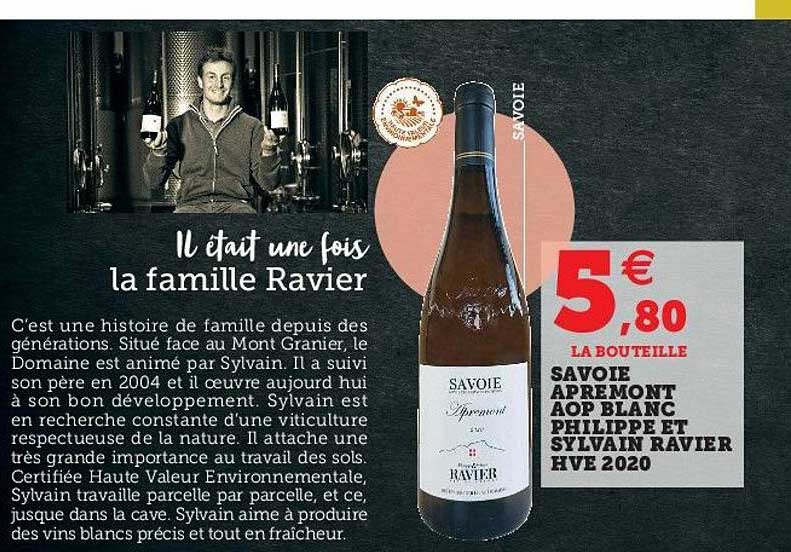 savoie apremont aop blanc philippe et sylvain ravier hve 2020