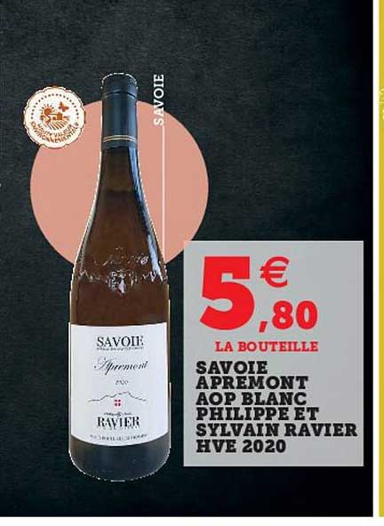savoie apremont aop blanc philippe et sylvain ravier hve 2020