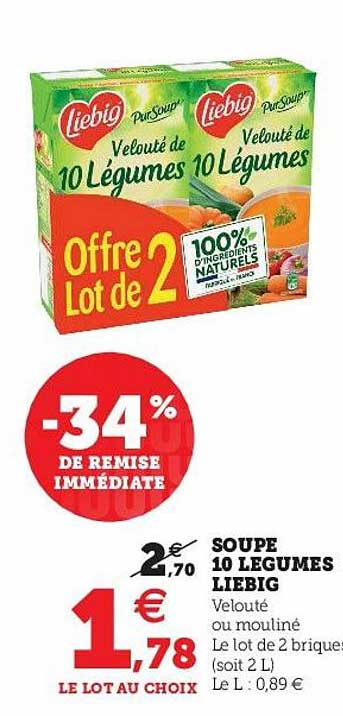 Soupe 10 Légumes Liebig