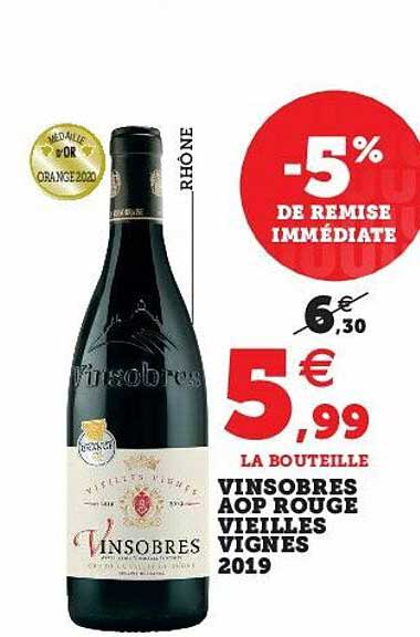 vinsobres aop rouge vieilles vignes 2019