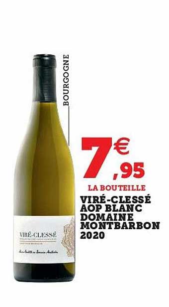 viré-clessé aop blanc domaine montbarbon 2020