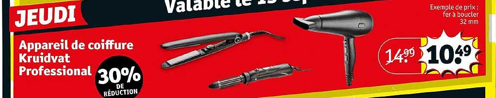 appareil de coiffure kruidvat professional