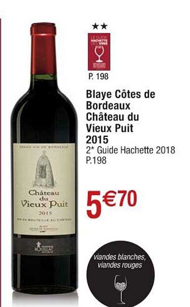 blaye côtes de bordeaux château du vieux puit