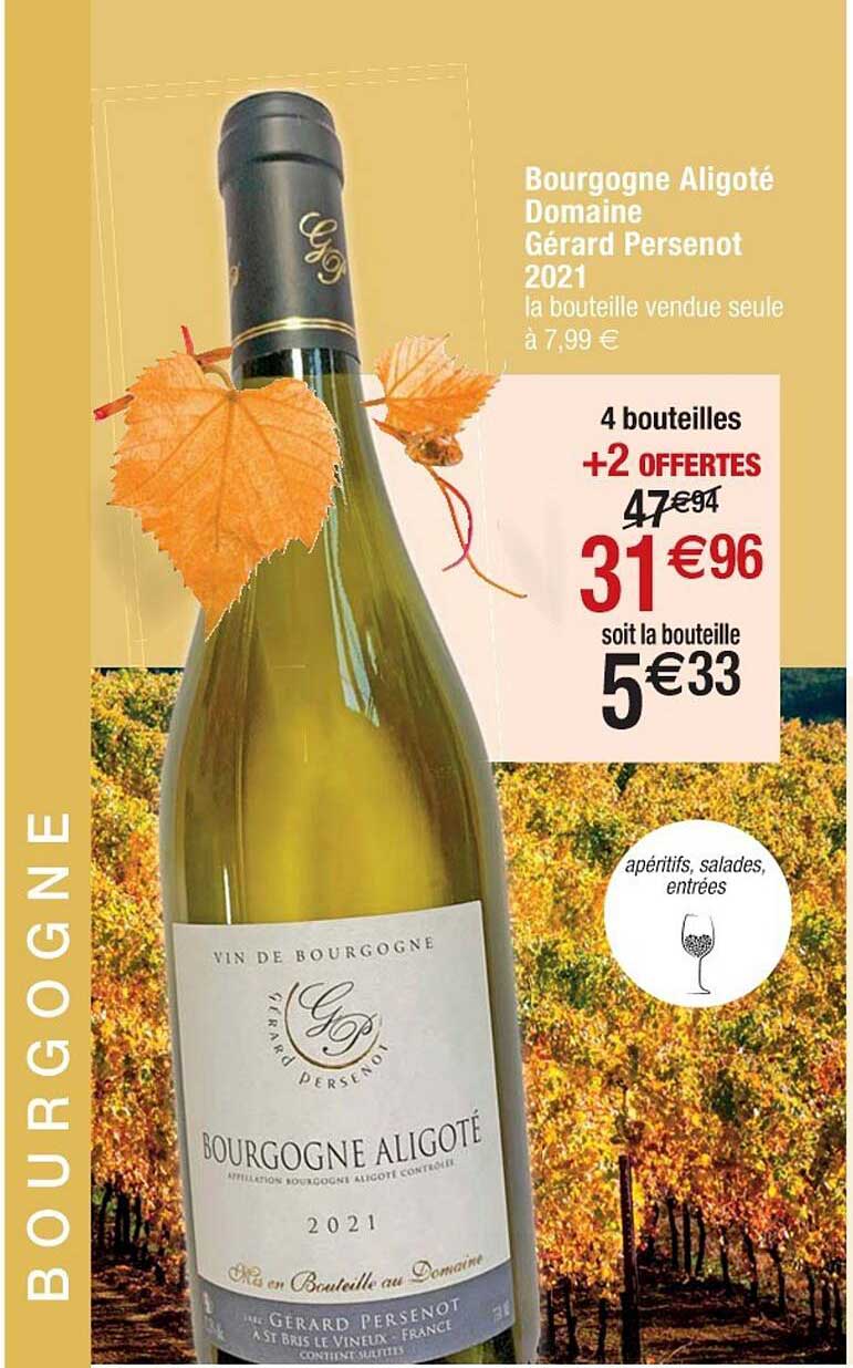 bourgogne aligoté domaine gérard persenot 2021