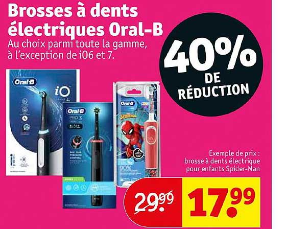 brosses à dents électriques oral-b