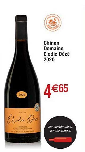 Chinon Domaine Elodie Dézé 2020