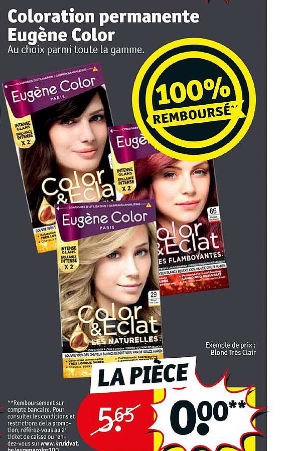 coloration permanente eugène color