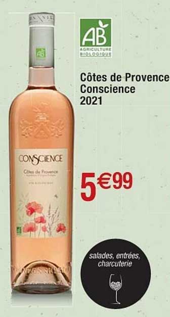 côtes de provence conscience 2021