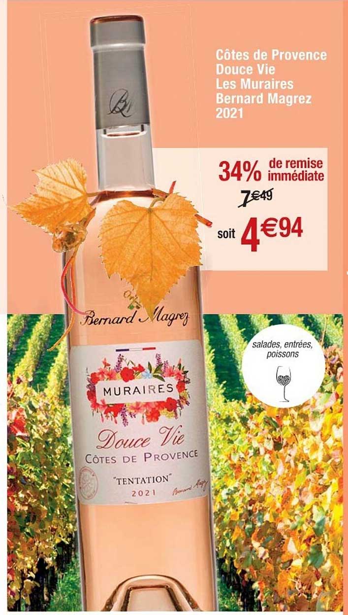 côtes de provence douce vie les muraires bernard magrez