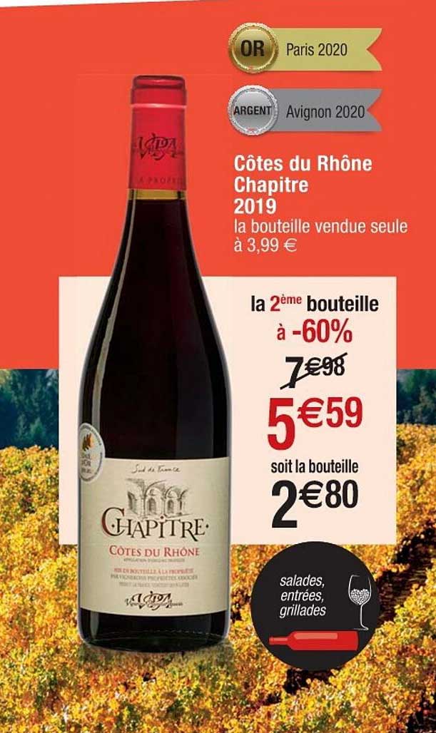 Côtes Du Rhône Chapitre 2019