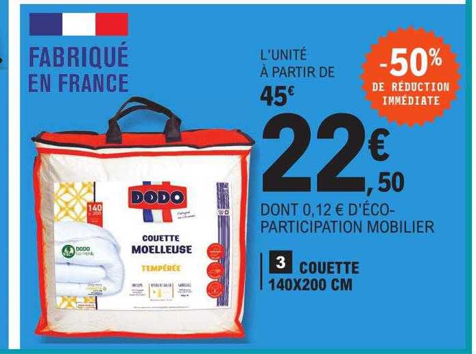 Couette 140 X 200 Cm Dodo