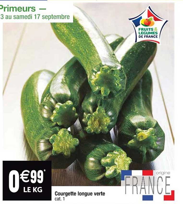 Courgette Longue Verte