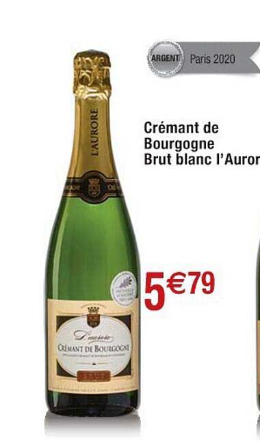 Crémant De Bourgogne Brut Blanc L'aurore