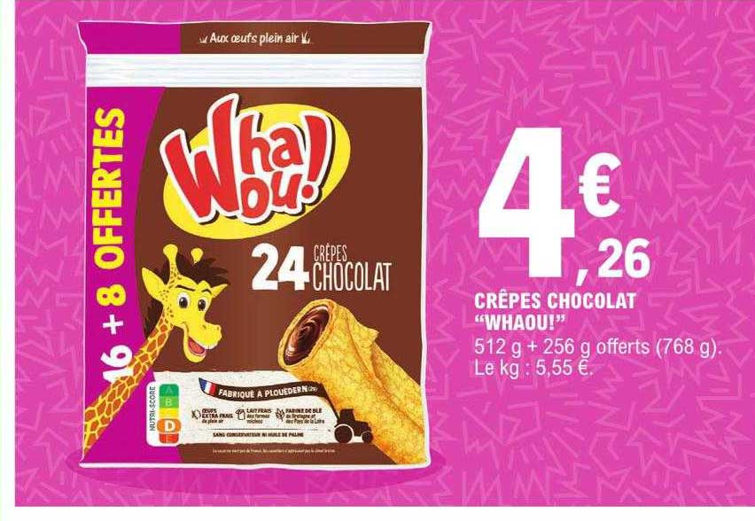 Crêpes Chocolat "whaou!"