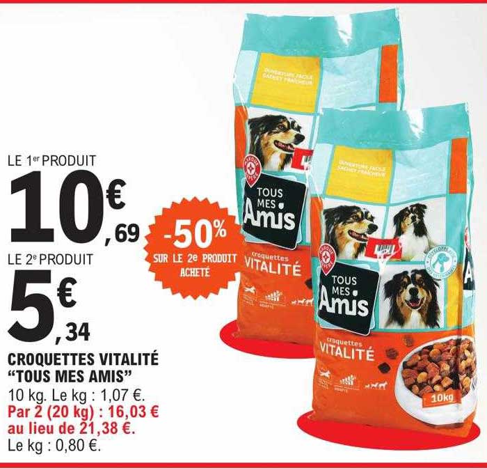 croquettes vitalité "tous mes amis"