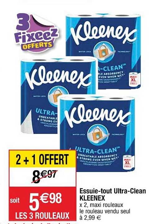 essuie-tout ultra-clean kleenex