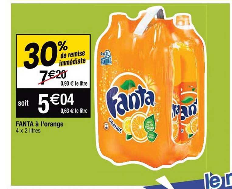 fanta à l'orange