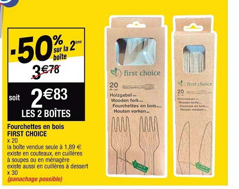 Fourchettes En Bois First Choice