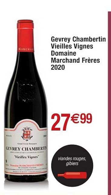 gevrey chambertin vieilles vignes domaine marchant frères 2020