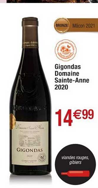 gigondas domaine sainte-anne 2020