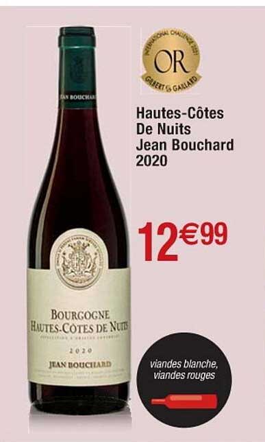 hautes-côtes de nuit jean bouchard 2020