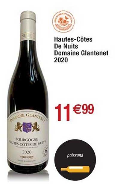 Hautes-côtes De Nuits Domaine Glantenet 2020