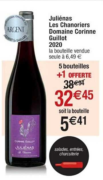 juliénas les chanoriers domaine corrine guillot 2020