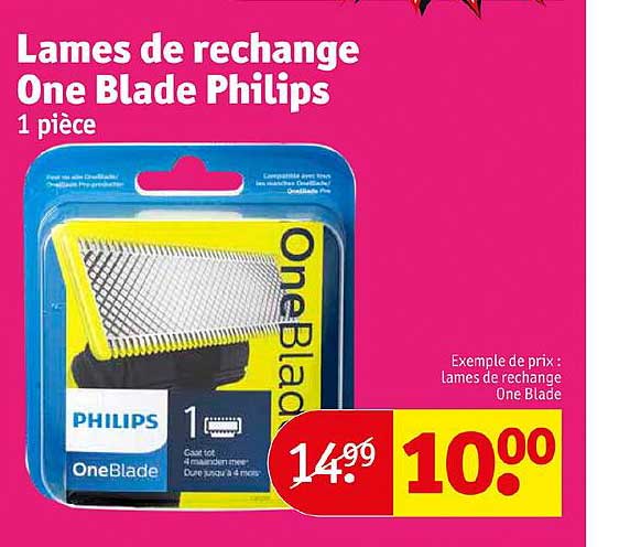 Lames De Rechange One Blade Philips